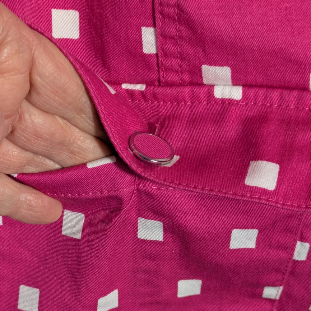 Women's CJ Banks Barbiecore Pink Light-weight Cotton‎ Jacket, Summer Sz 2X